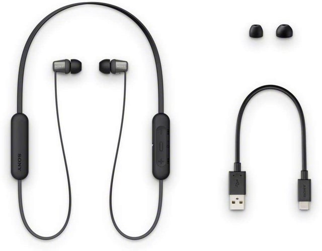 Sony WI-C310 Black Bluetooth Earphones - 4