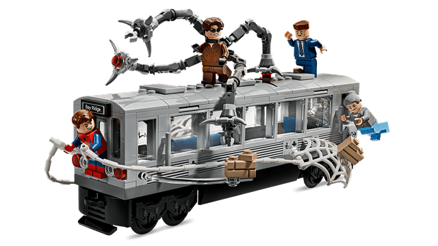 Spider-Man vs Doc Ock Subway Train Scene Marvel LEGO - 4