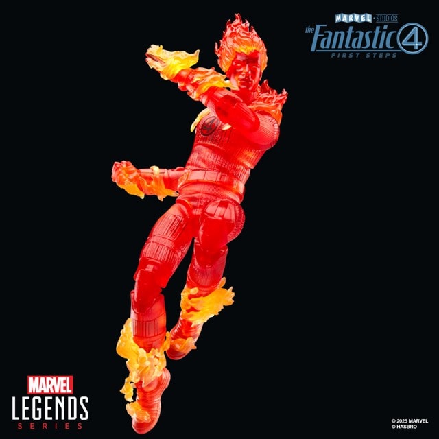 Human Torch Fantastic Four First Steps Marvel Legends Series Hasbro Action Figure - 3