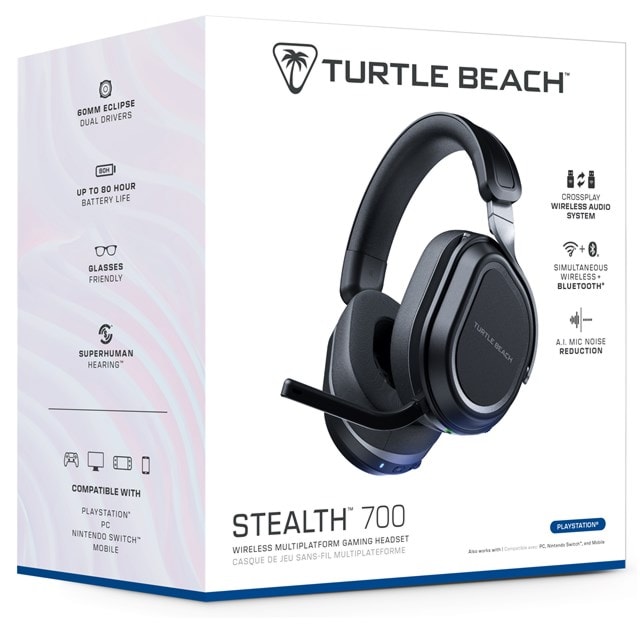 Turtle Beach Stealth 700 Gen 3 PlayStation Gaming Headset - Black - 8