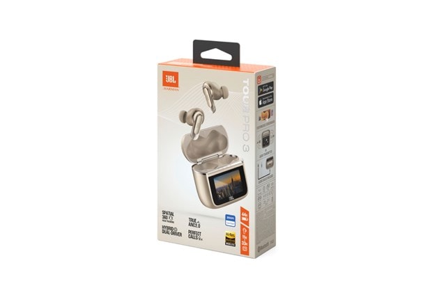 JBL Tour Pro 3 Latte Active Noise Cancelling True Wireless Bluetooth Earphones - 8