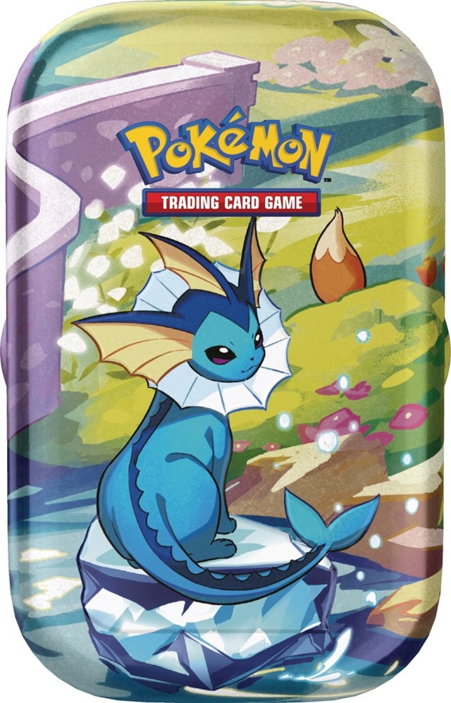 Scarlet & Violet 8.5 Prismatic Evolution Mini Tin Vaporeon Pokemon Trading Cards - 2