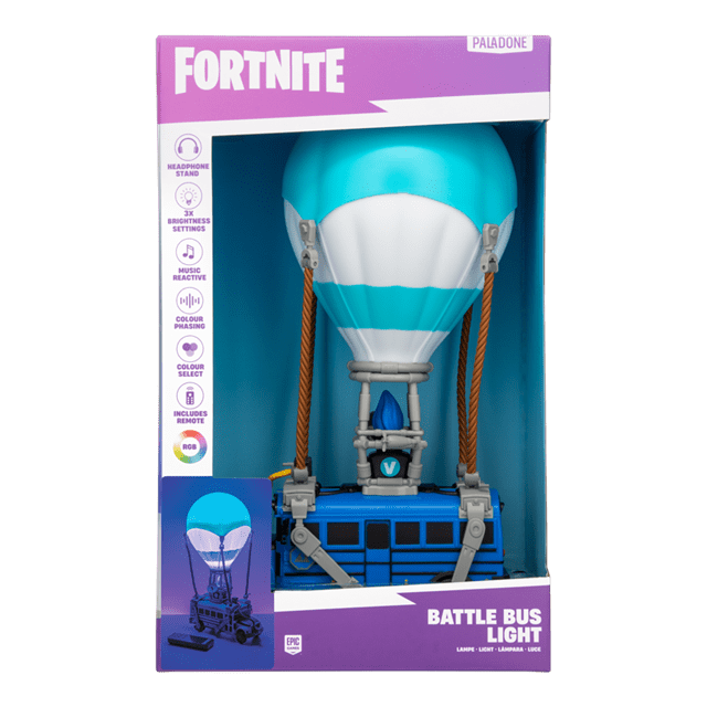 Battle Bus Diorama Fortnite Shaped Light - 5