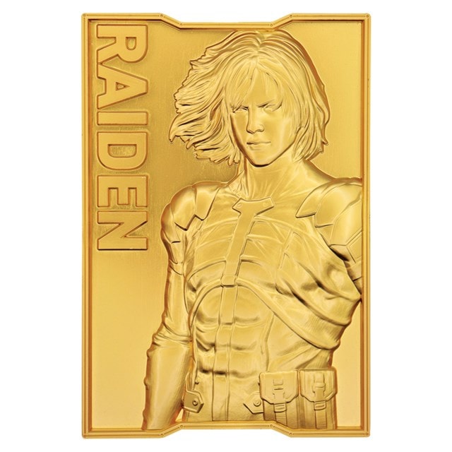 Raiden Metal Gear Solid 2 24K Gold Plated Ingot - 2