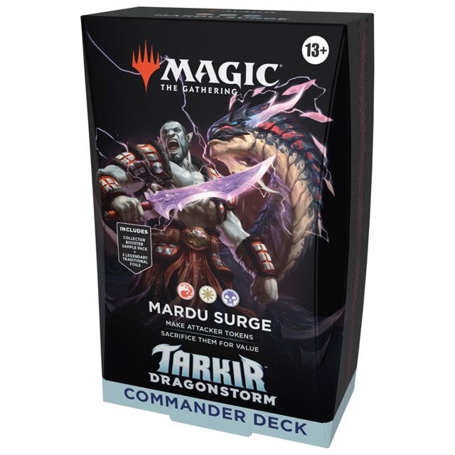 Tarkir Dragonstorm Commander Deck Mardu Surge Magic The Gathering Trading Cards - 1