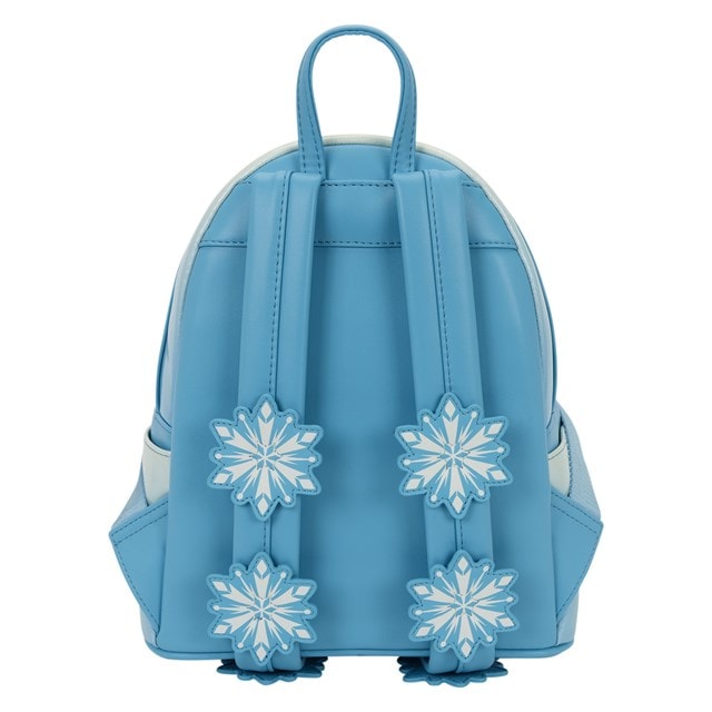 Frozen Elsa Glitter Sequin Cosplay Loungefly Mini Backpack - 3