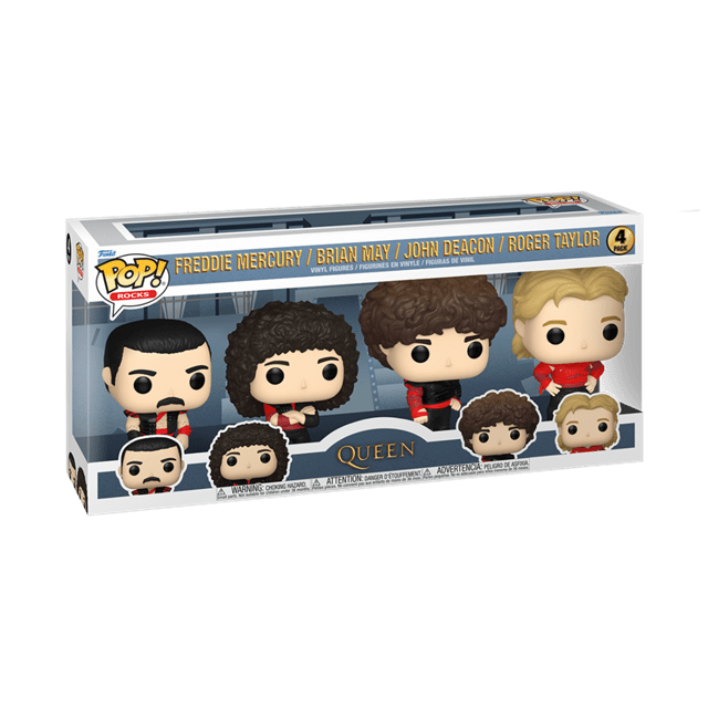 Radio Ga Ga Queen Funko Pop Vinyl 4 Pack - 2