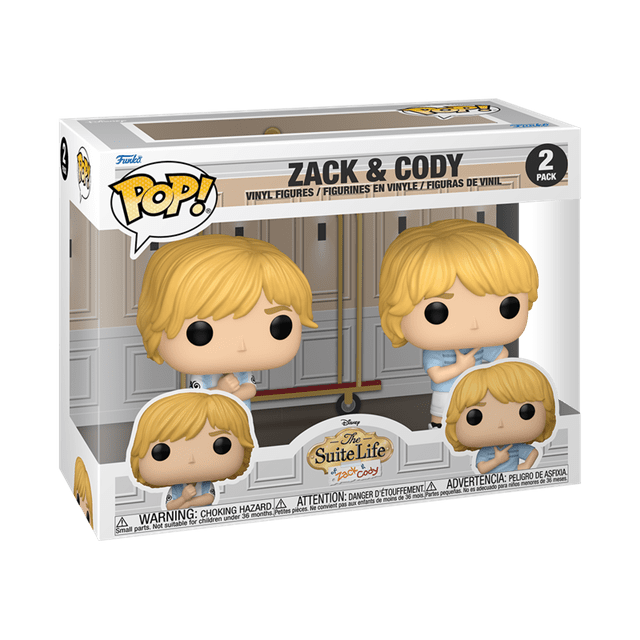 Zack & Cody Suite Life Of Zack & Cody Funko Pop Vinyl 2 Pack | Pop