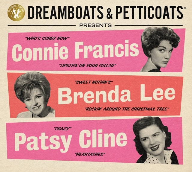 Lee　Box　Free　Connie　Brenda　Set　CD　Presents...:　HMV　over　Francis,　shipping　Dreamboats　£20　Cline　Petticoats　Patsy　Store