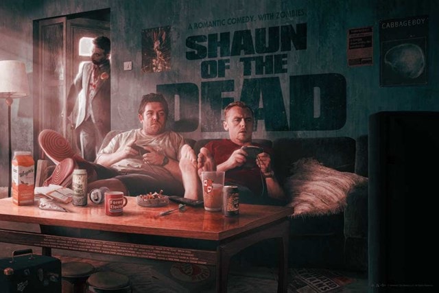 Shaun Of The Dead Kevin Wilson 61cm x 91cm Fine Art Print - 1