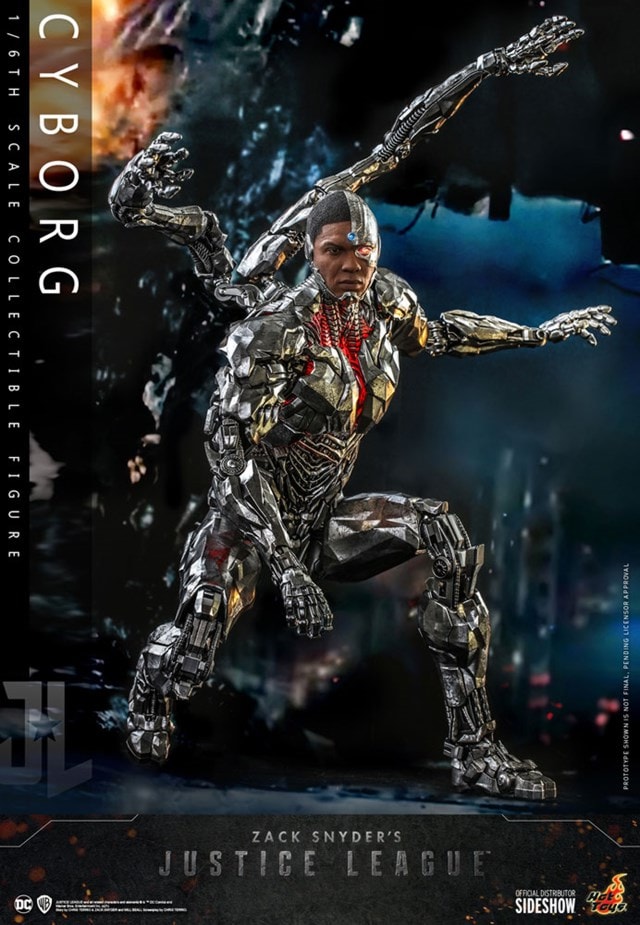1:6 Cyborg: Zack Snyder's Justice League Hot Toys Figure - 4