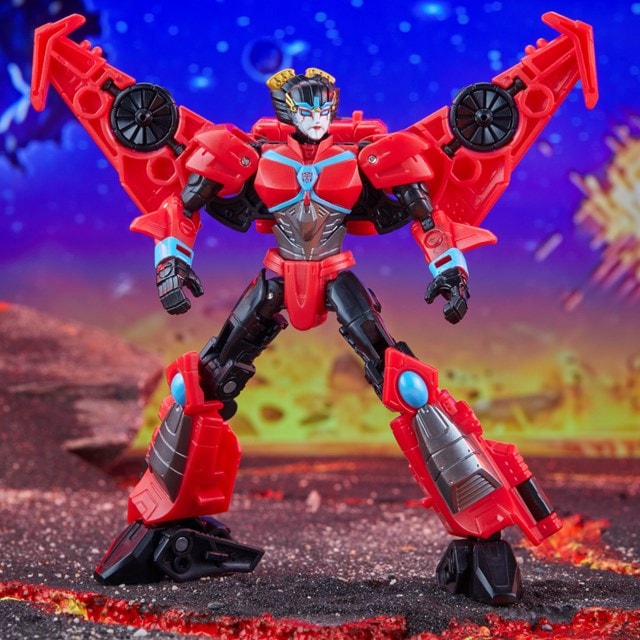Transformers Legacy United Deluxe Class Cyberverse Universe Windblade Converting Action Figure - 7