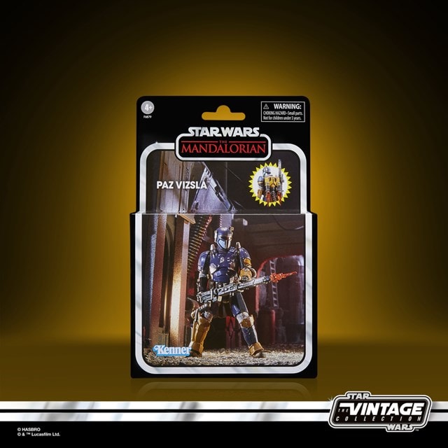Paz Vizsla Hasbro Star Wars The Vintage Collection The Mandalorian Action Figure - 7