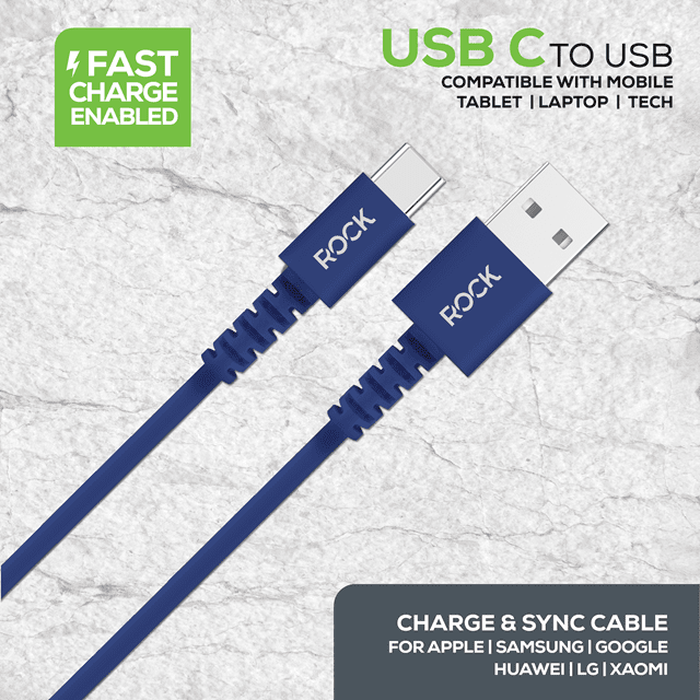 Rock Navy USB-C Cable 3M - 3