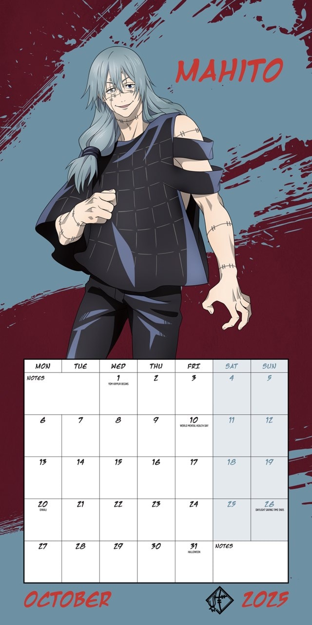 Jujutsu Kaisen 2025 Square Calendar - 4