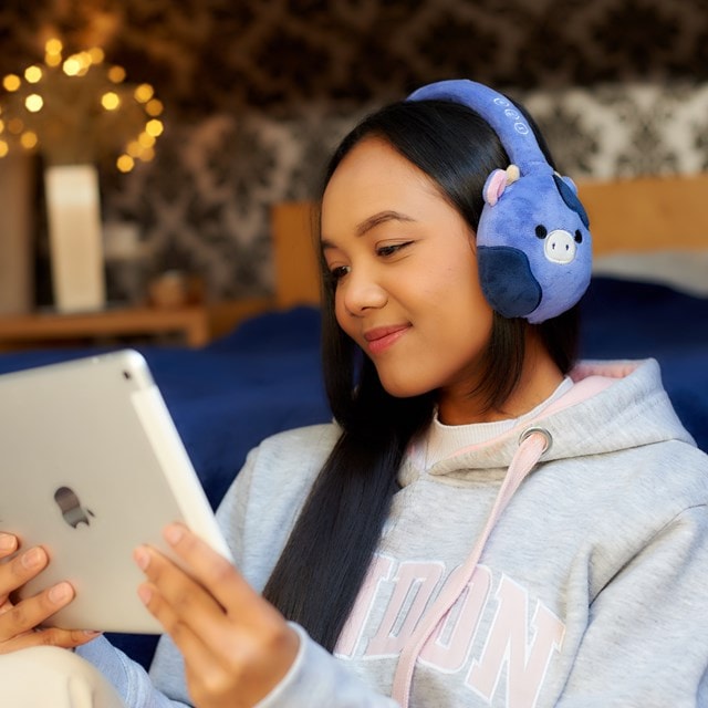 Lazerbuilt Squishmallows Ingred the Cow Plush Bluetooth Headphones - 8
