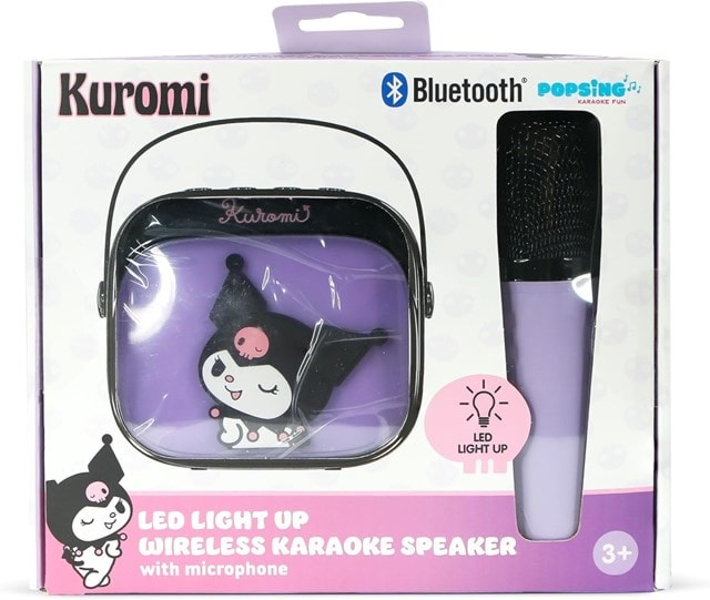 OTL Kuromi PopSing LED Light-Up Bluetooth Karaoke Speaker & Microphone - 8