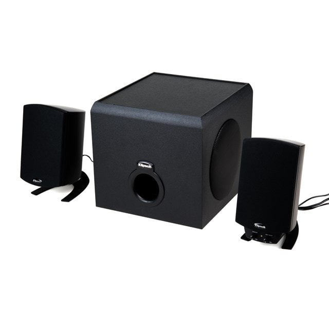 Klipsch Pro Media 2.1 BT Black Bluetooth Bookshelf Speakers With Subwoofer - 1
