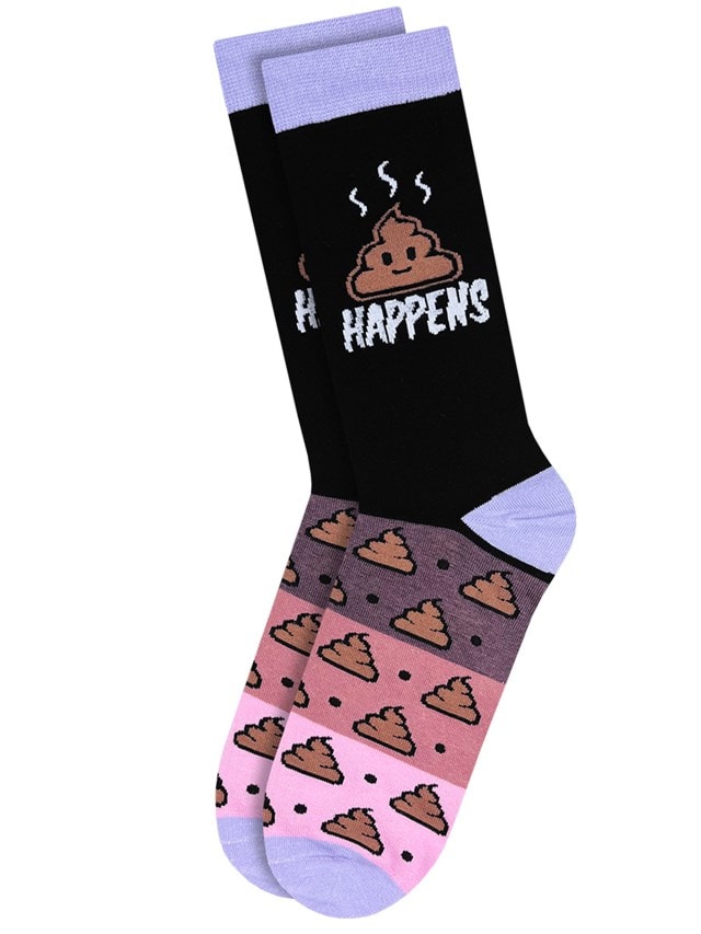 Shit Happens Twisted Soles Size 8-12 Socks - 2