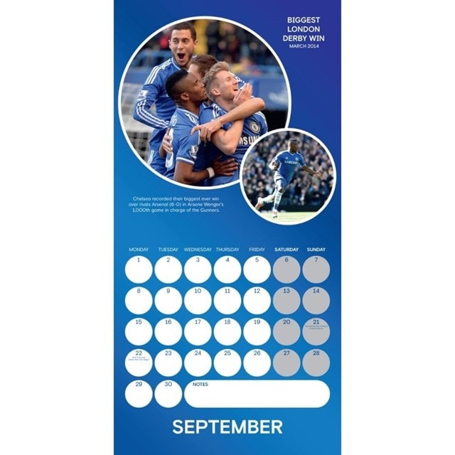 Chelsea FC Legends 2025 Calendar Square - 5