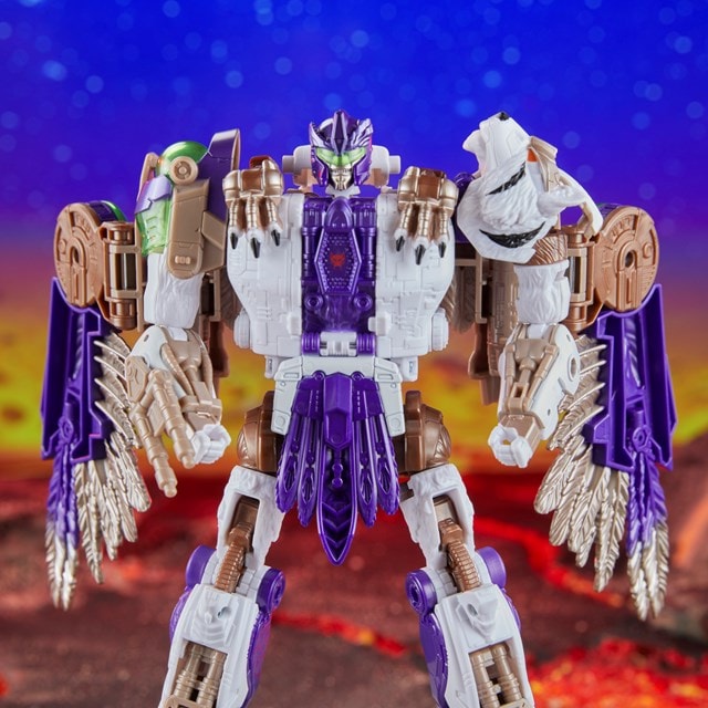 Transformers Legacy United Leader Class Beast Wars Universe Tigerhawk Converting Action Figure - 11