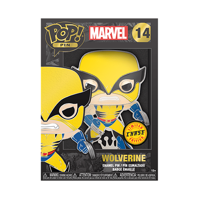Wolverine With Chase Marvel Funko Pop Pin - 6