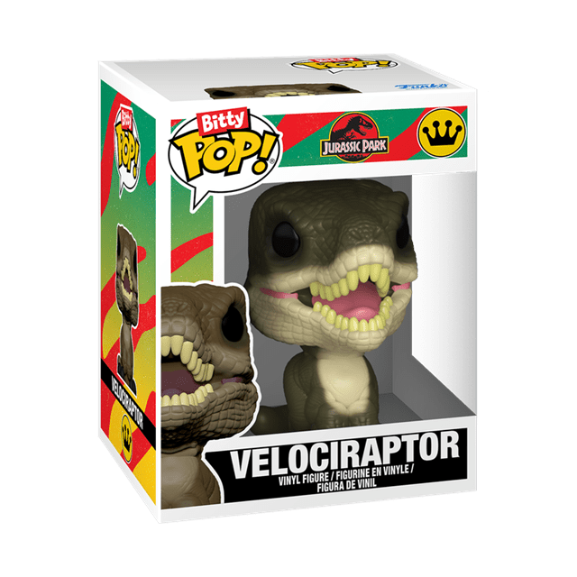 Velociraptor & Brachiosaurus Jurassic Park Funko Bitty Pop 2 Pack - 2