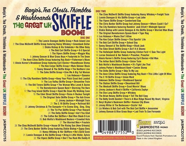 Banjos, Tea Chests, Thimbles & Washboards: The Great UK Skiffle Boom! - 1