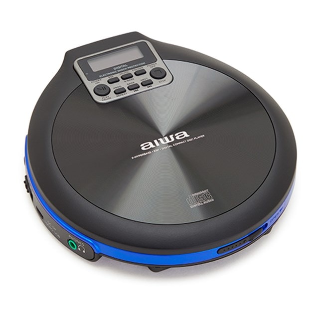 Aiwa PCD-810 Blue Portable CD Player - 12