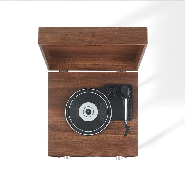 Crosley Nash Walnut Turntable with CD Player & AM/FM Radio - 14
