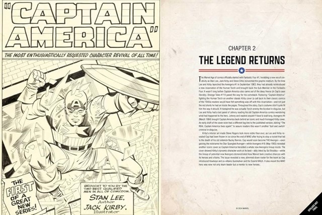 Marvel's Captain America The Illustrated History Hardback - 3