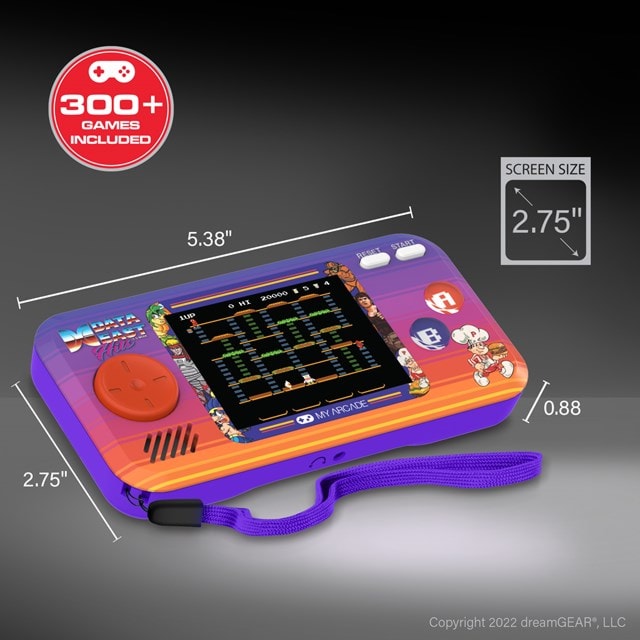 Pocket Player Data East Hits (308 Games In 1) My Arcade Portable Gaming System - 5