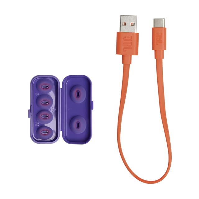 JBL Tune Flex Ghost Edition Purple Active Noise Cancelling True Wireless Bluetooth Earphones - 7