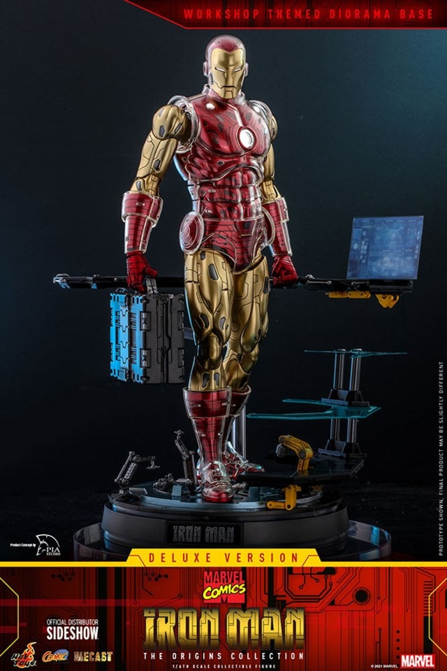 1:6 Iron Man DX: Origins Collection Hot Toys Figure - 3