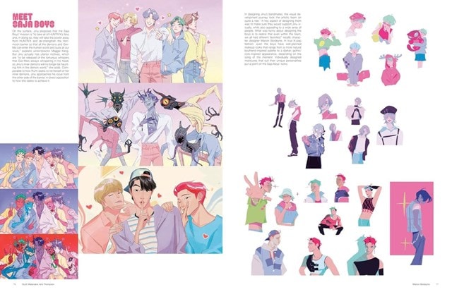 The Art Of KPop Demon Hunters Hardback - 5