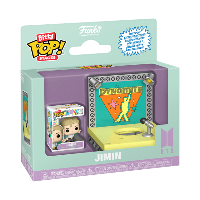 Jimin With Stage BTS Dynamite Funko Bitty Pop Single - 2