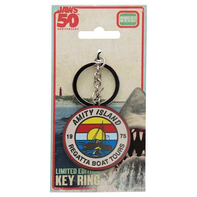 Regatta Boat Tour Jaws 50th Anniversary Keyring - 3