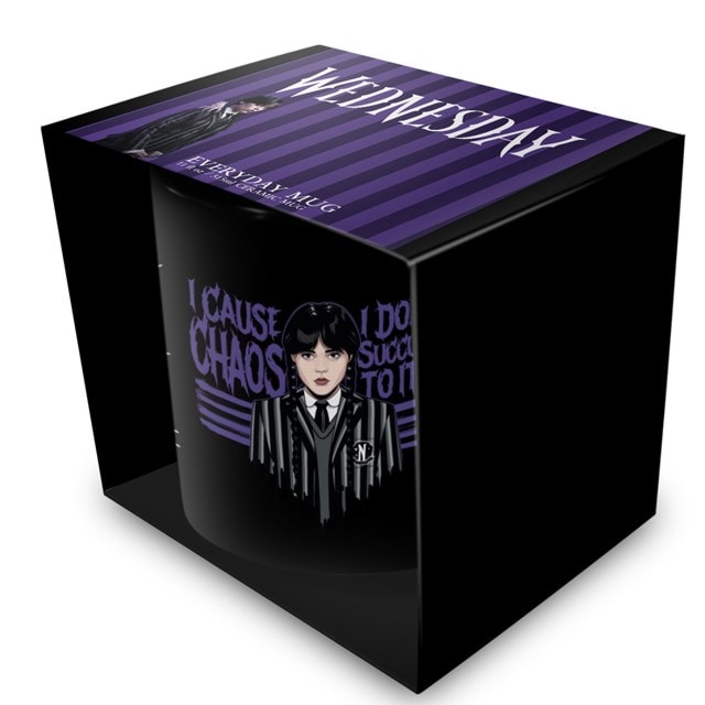 Chaos Wednesday Season 2 Black Mug - 4