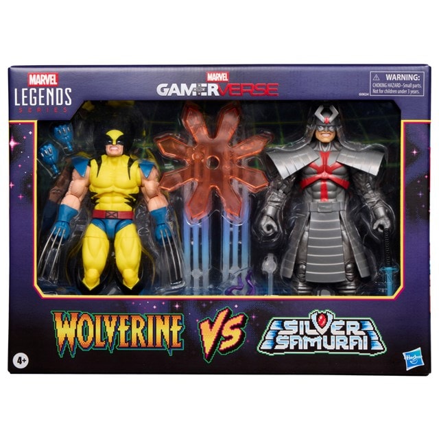 Gamerverse Wolverine Vs Marvel's Silver Samurai Marvel Legends Series Hasbro Action Figure - 12