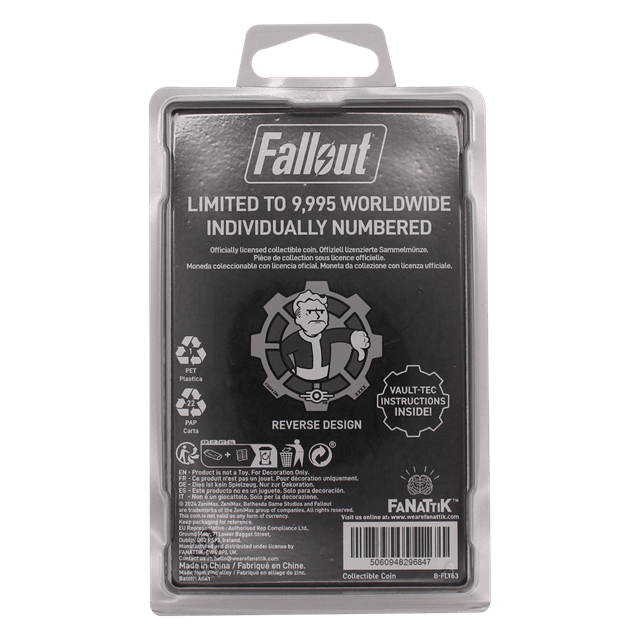 Fallout Black & White Decision Coin - 3