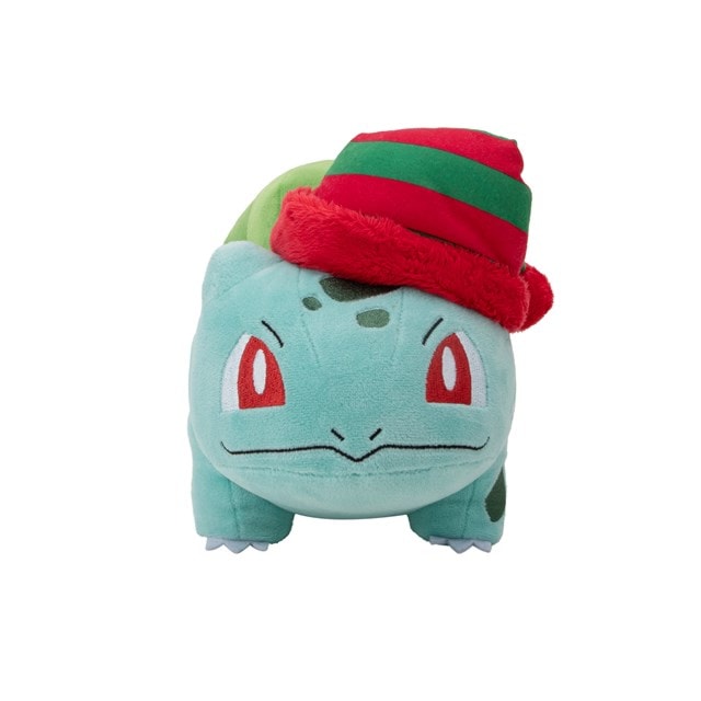 Holiday Bulbasaur With Striped Hat Pokemon Plush - 6