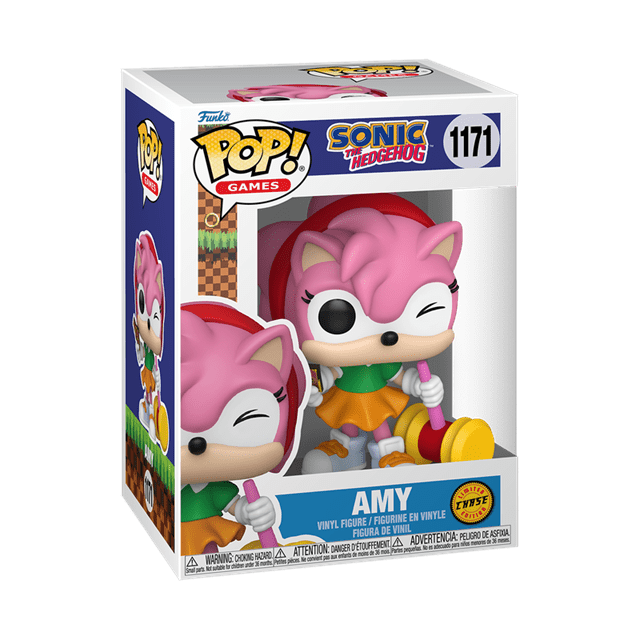 Amy Rose With Piko Hammer With Chance Of Chase 1171 Sonic The Hedgehog Funko Pop Vinyl - 4