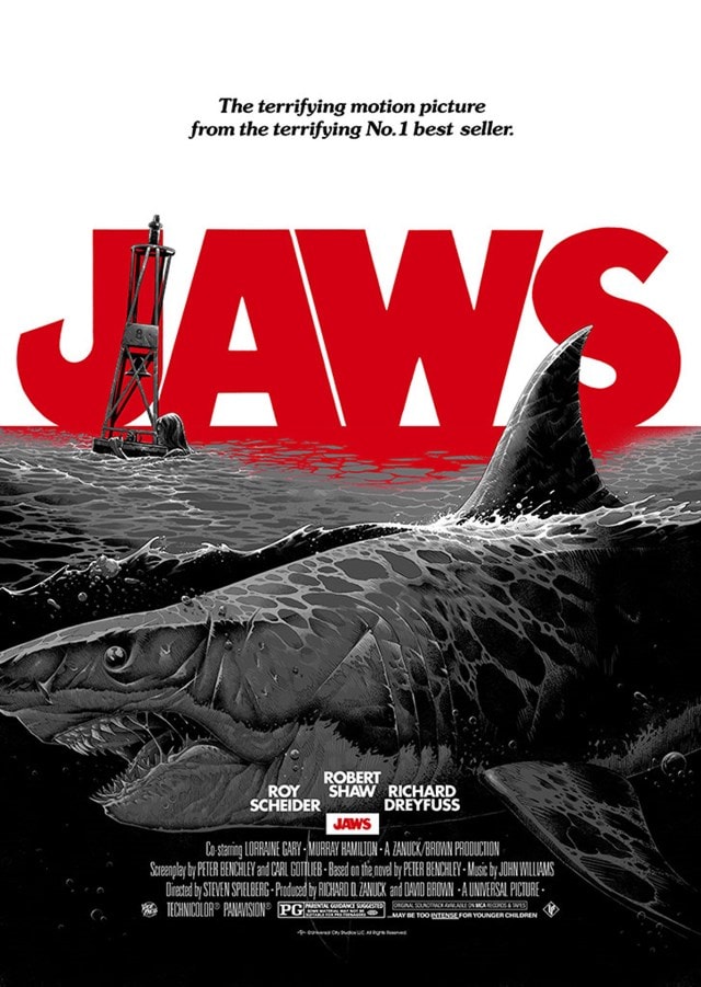 Jaws hmv Exclusive Luke Preece Art Print A2 Poster - 1