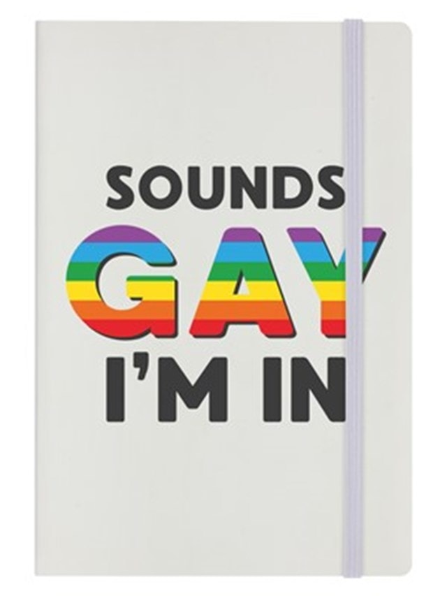 Sounds Gay I'm In Cream A5 Hard Cover Notebook Stationery - 1