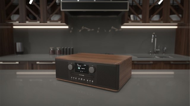 Pure Classic C-D6 Coffee Black/Walnut Bluetooth CD Player with DAB+/FM Radio - 7