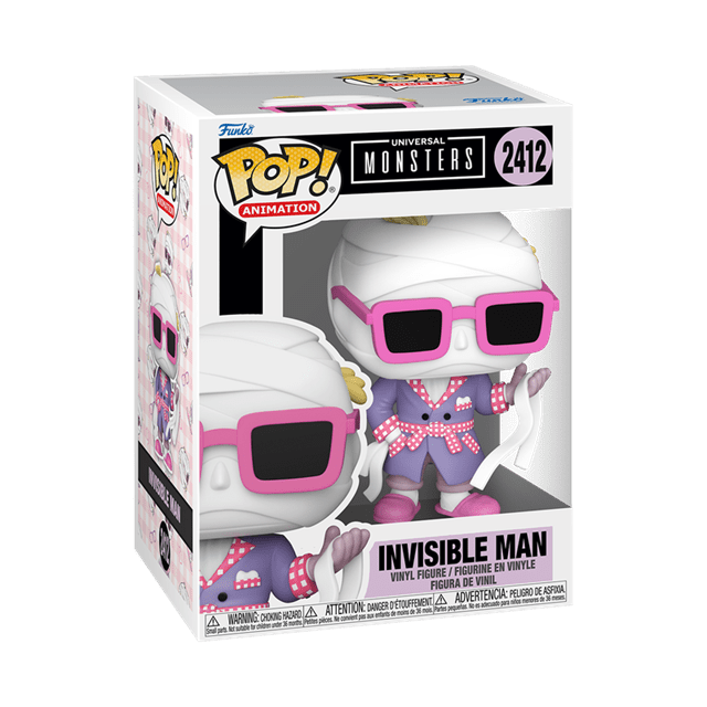 Invisible Man With Chance Of Chase 2412 Universal Monsters Anime Funko Pop Vinyl - 2