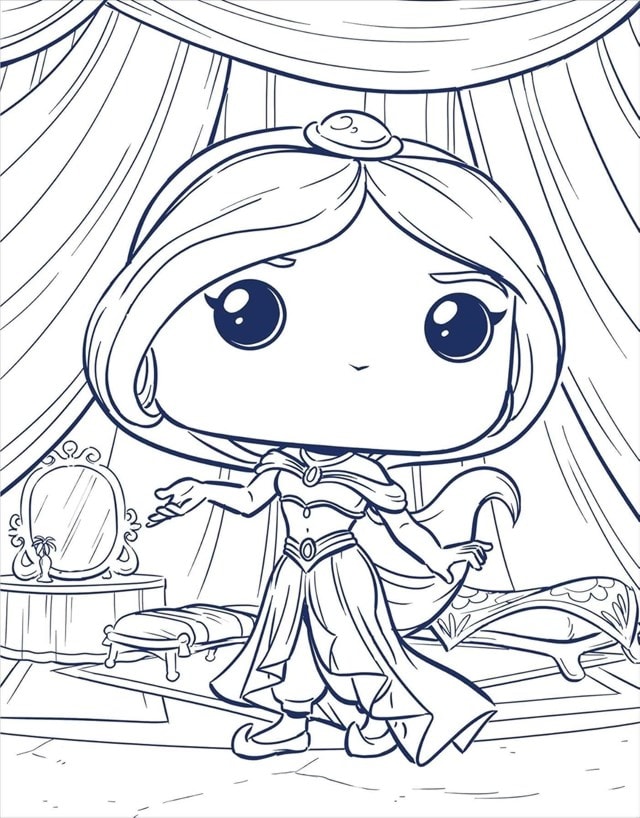Disney Princess: The Official Funko POP! Coloring Book - 5