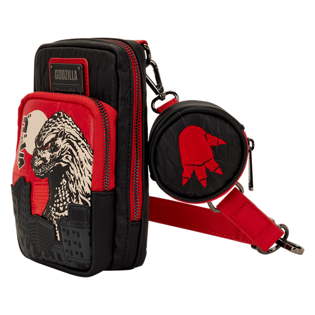 Toho Godzilla Cell Phone Loungefly Crossbody Bag Coin Bag - 2