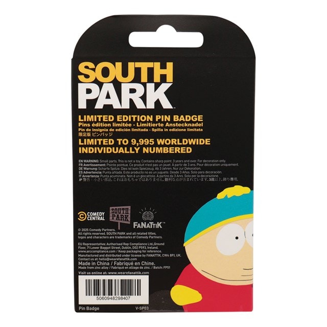 Cop Cartman South Park Pin Badge - 4