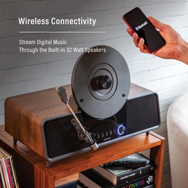 Crosley Beck Walnut Fully Automatic Vertical Turntable - 8